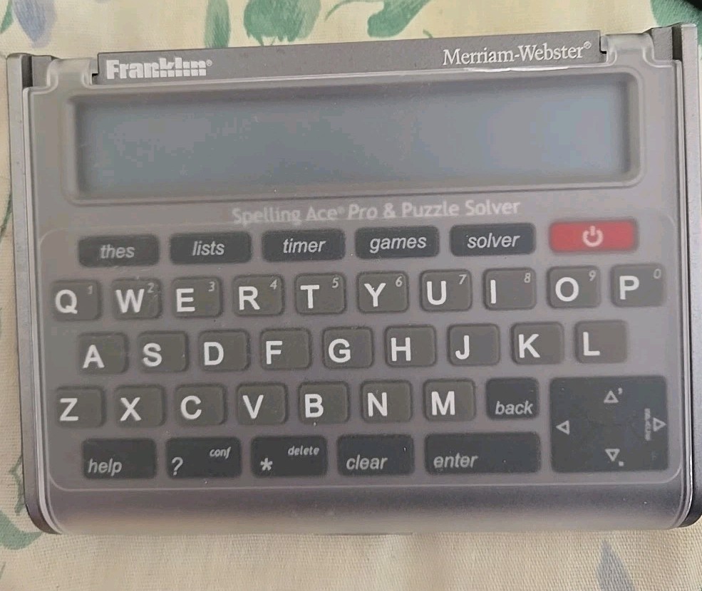 Franklin Meeiam -Webster Spelling Ace Pro&puzzle Solver