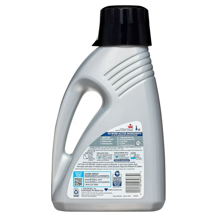 BISSELL Advanced Pro Max Clean + Protect Deep Cleaning Carpet Formula, 50 oz.