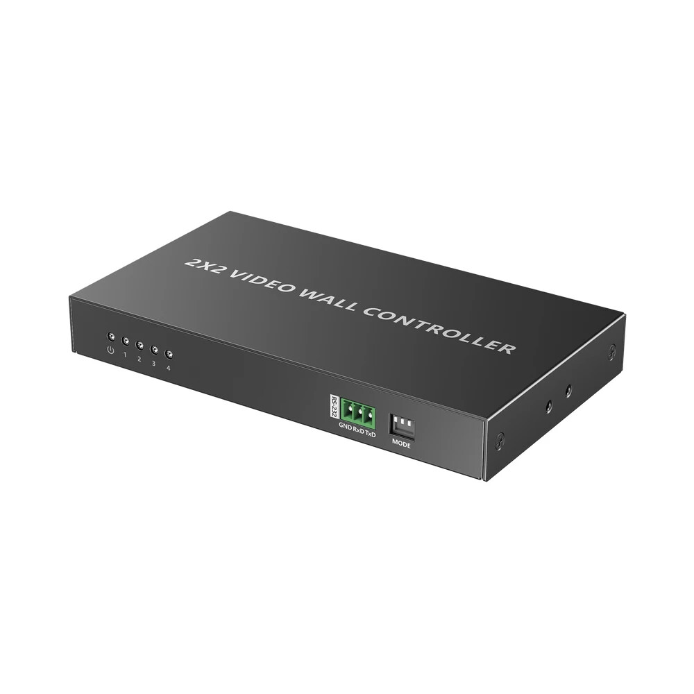 2x2 Video Wall Controller Distributes video from 1 HDMI input to 4 screens