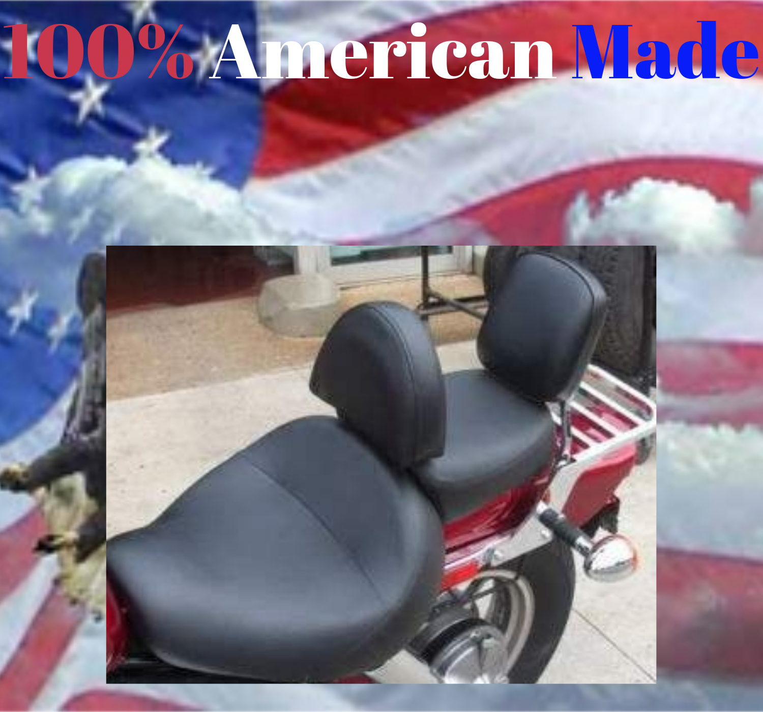 Honda Shadow Spirit 1100 97-UP Motorcycle Driver Backrest Quick Release