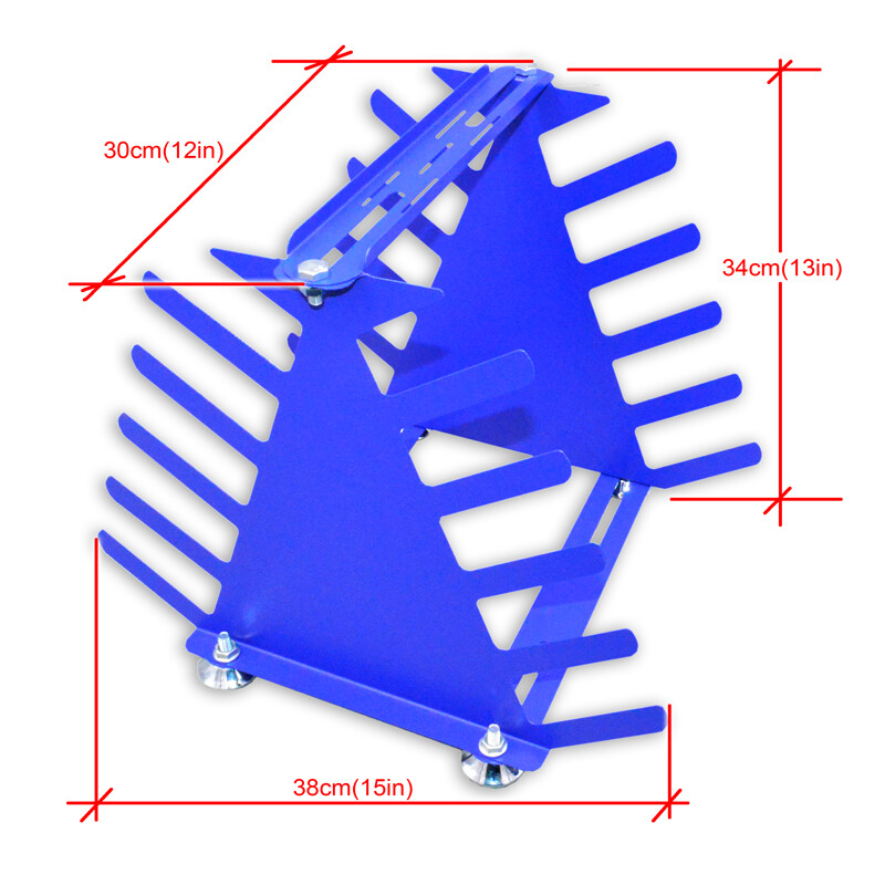 TECHTONGDA 5 Layers Desktop Screen Printing Squeegee and Scraper Rack
