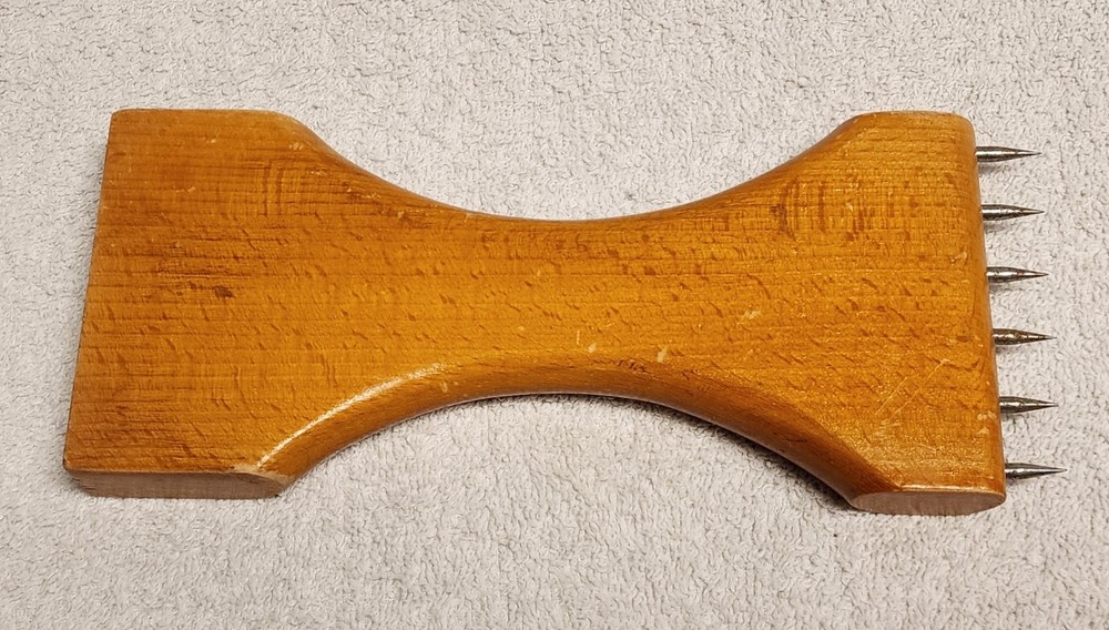 Vintage Solid Wood Webbing Stretcher Upholstery Tool Excellent Condition