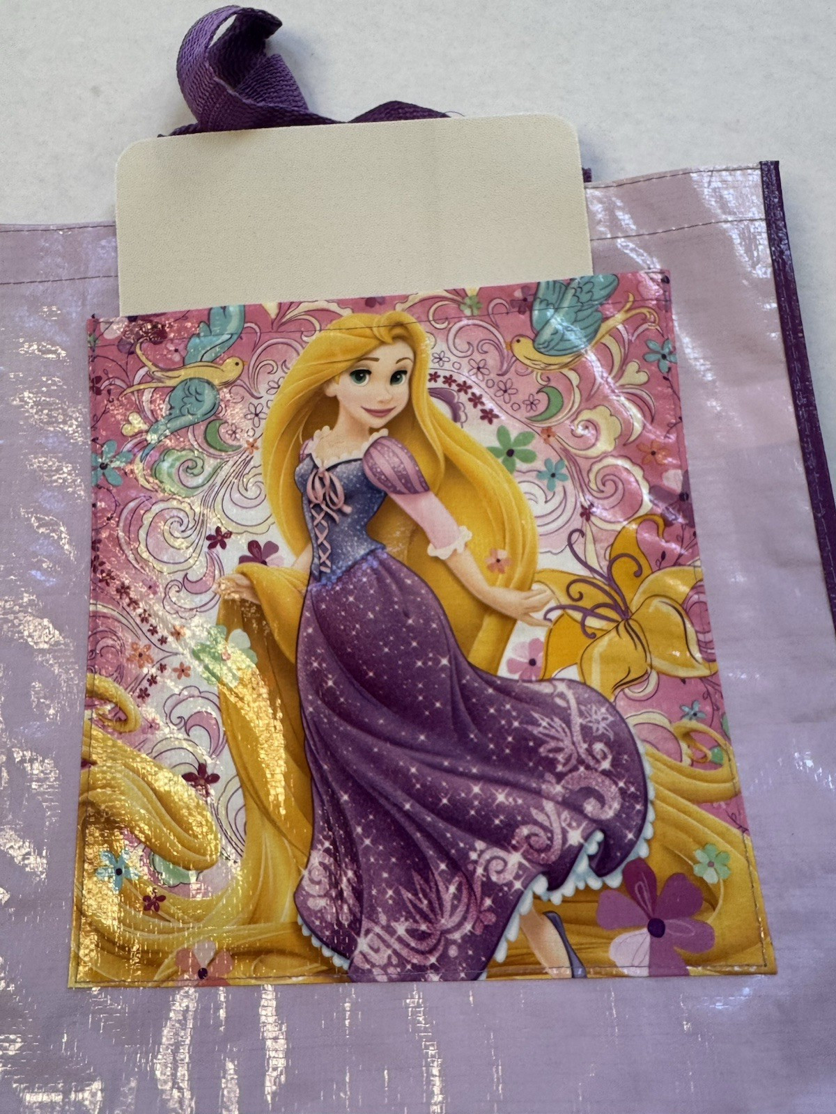 Disney Store Princess Rapunzel From Tangled Reusable Tote Bag NWT