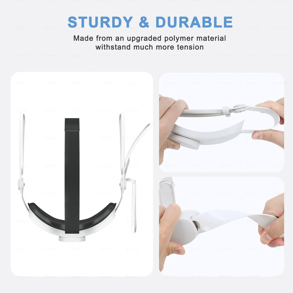 SUPERUS Head Strap for Meta Quest 2 VR - Elite Strap Replacement with Adjustable