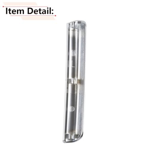 Silver Left Interior Door Armrest Handle Trim Compatible with Ford Escape