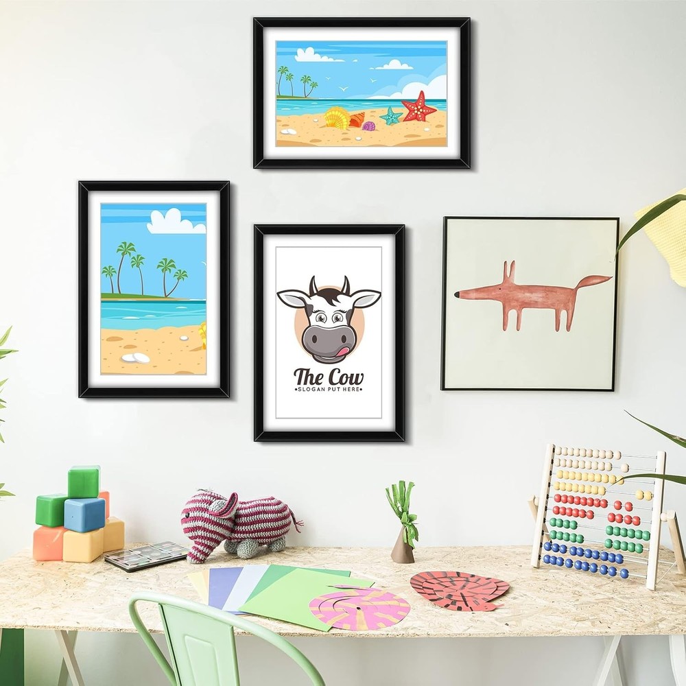 8 Pack Comic Book Frame Comic Book Wall Display Mounted Storage Picture Frames U