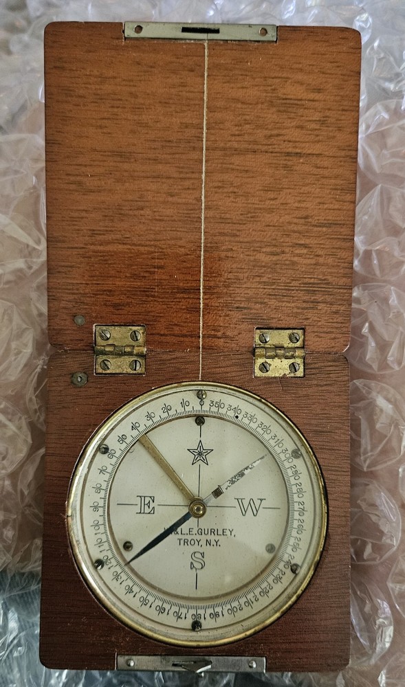 Antique Box Compass, W & L.E. Gurley, 1918