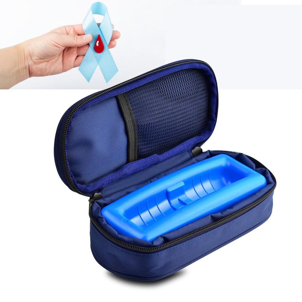Insulin Cooler Travel Case for Vial, Upgraded Ice Pack, Diabetic Medicine Cooler
