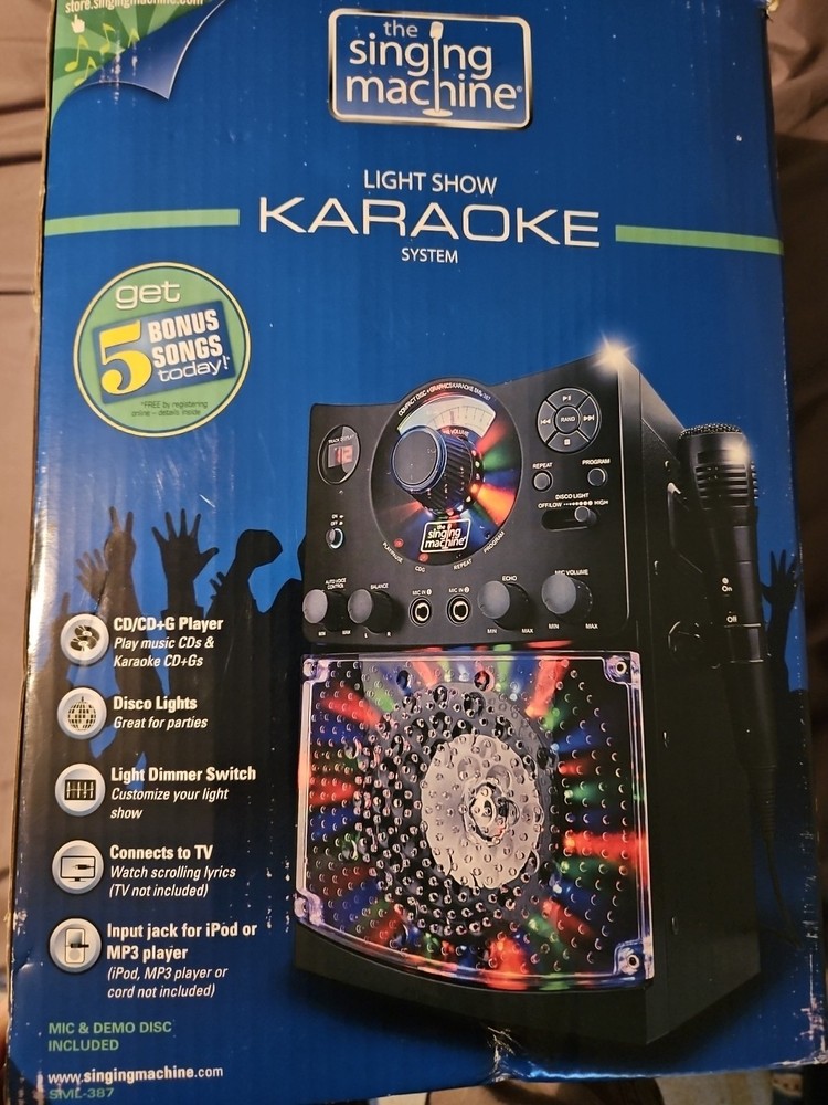 the singing machine karaoke SML387