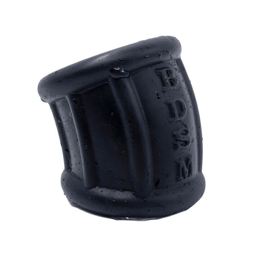 Ball Stretcher Enhancer Squeeze Scrotum Testicle Silicone Ring Delay Ejaculation