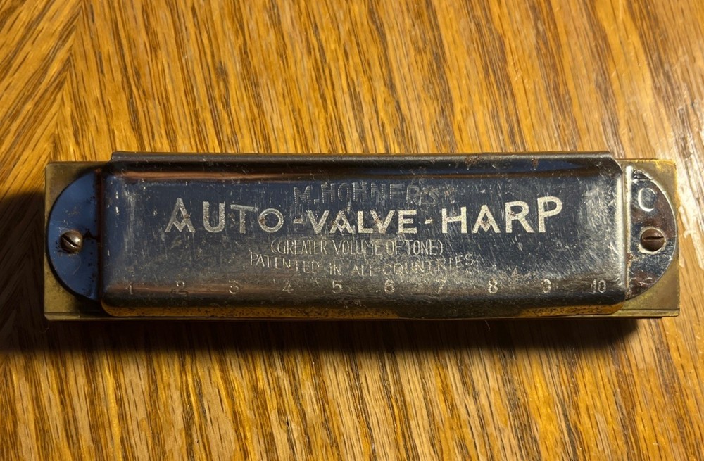 Vintage M HOHNER "AUTO VALVE HARP” OCTAVE HARMONICA