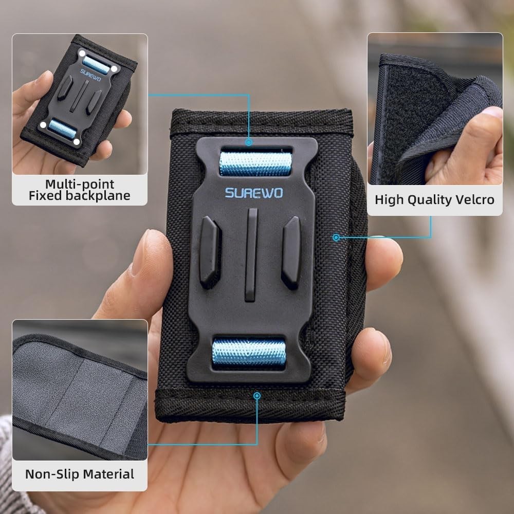 Lightweight Backpack Mount for DJI Osmo Pocket 3 - Soft, Adjustable & Durable