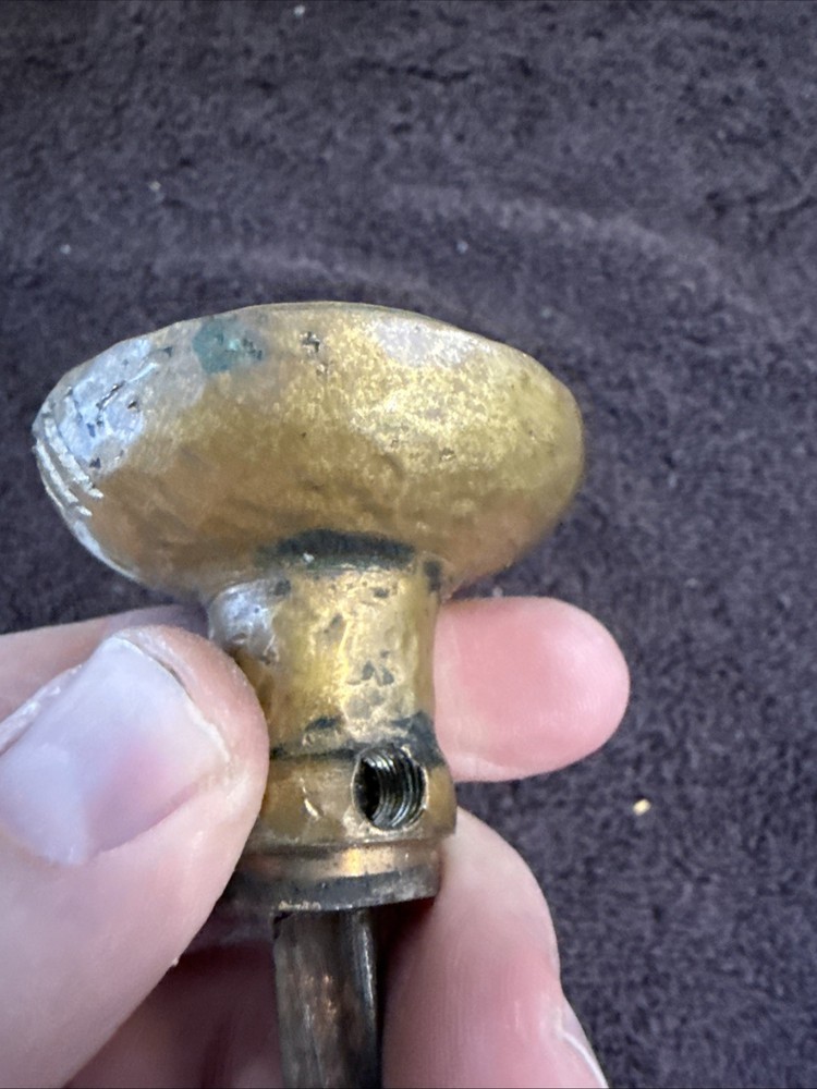 Antique heavy Solid Brass Doorknob