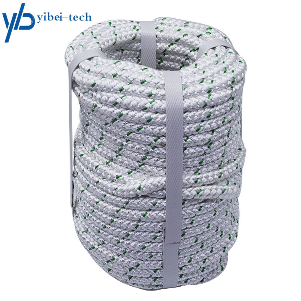 3/8''×100' Double Braid Polyester Rope Arborist Bull Tree Rigging Work Utility