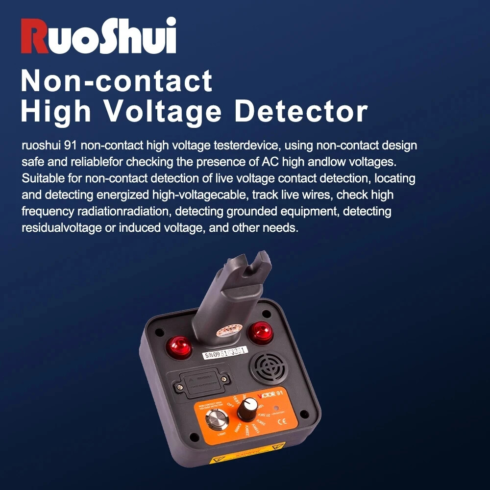 Non-contact High-voltage Electroscope Remote IP65 Rod Cable Detector Test Tool