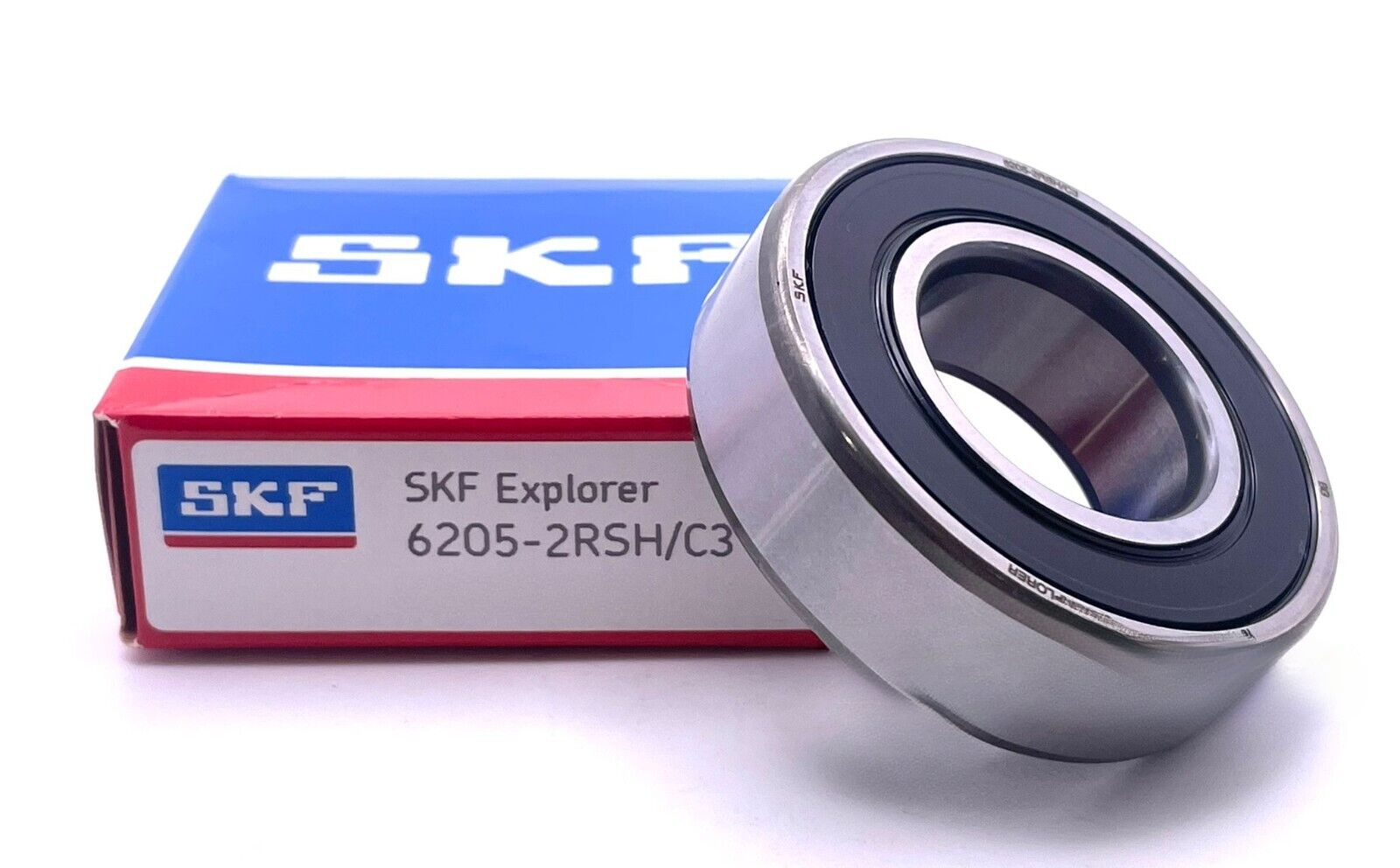 SKF 6205 2RSH C3 DEEP GROOVE BALL BEARING, RUBBER SEALED 25x52x15 mm