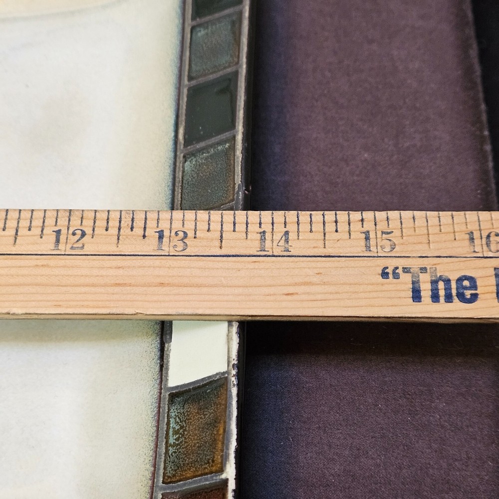 Home Trends Mosaic Tile Square Rectangular platter 14" x 9"