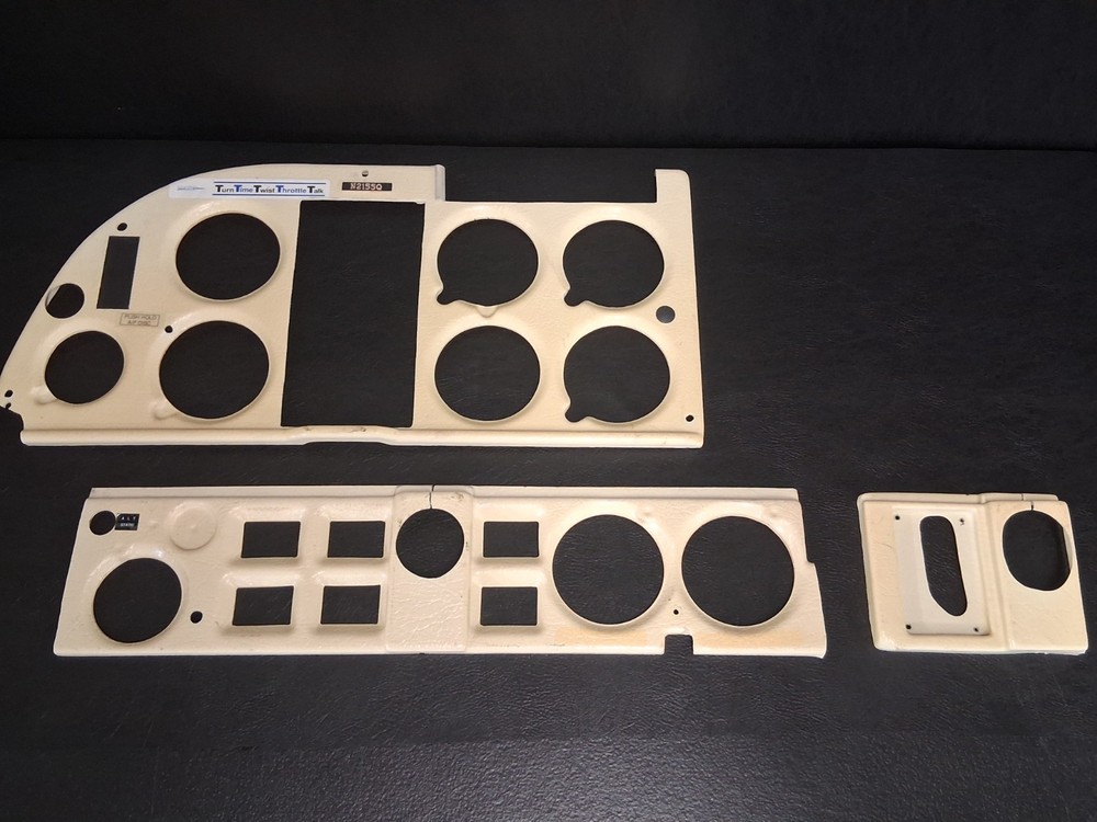 Cessna 177RG Instrument panel covers