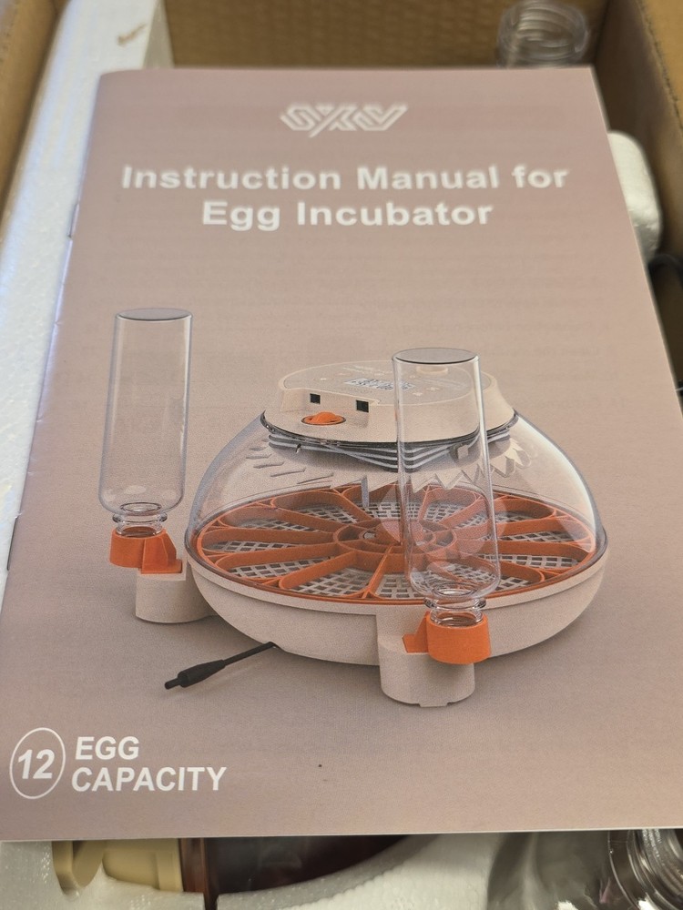Innsky Incubators for Hatching Eggs,12 Egg Incubator with Automatic Egg...