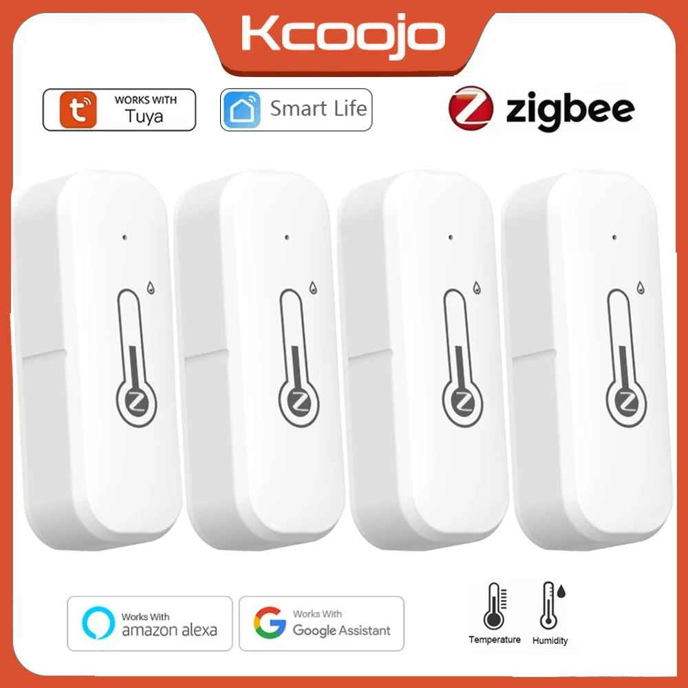 Tuya Zigbee3.0 Temperature and Humidity Sensor Thermometer Hygrometer APP Remote