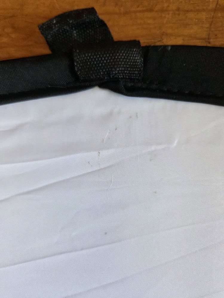 “Quiet Please Filming In Progress” Collapsible Sign / Reflector Double Sided Euc