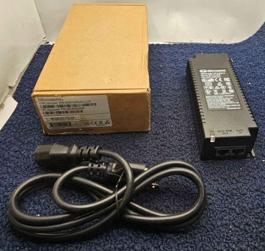 Microsemi PD-9501GR/AC-US POE Injector For Multisensor Camera