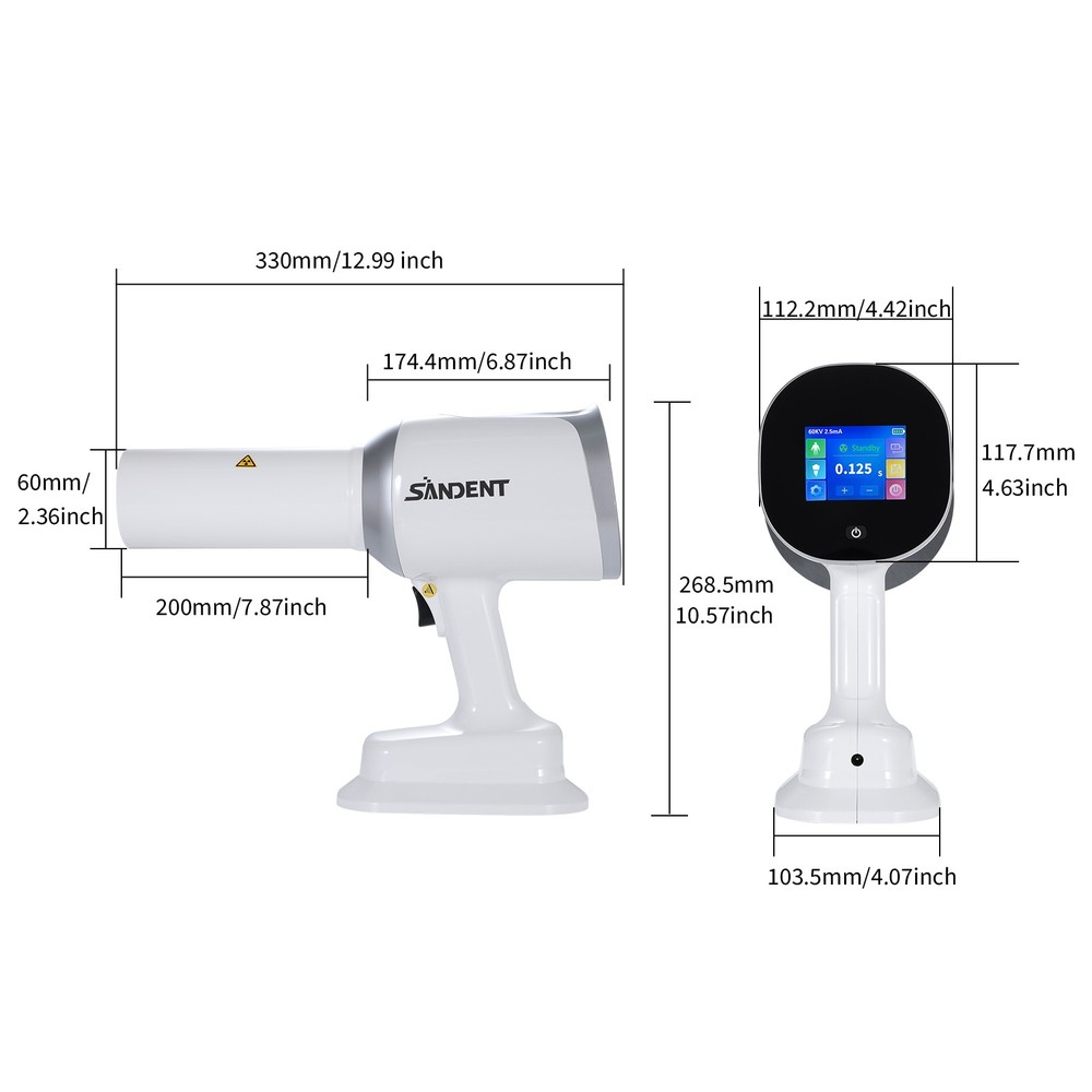 Dental X Mobile Unit System Ray Digital Machine High Frequency with Shield USA