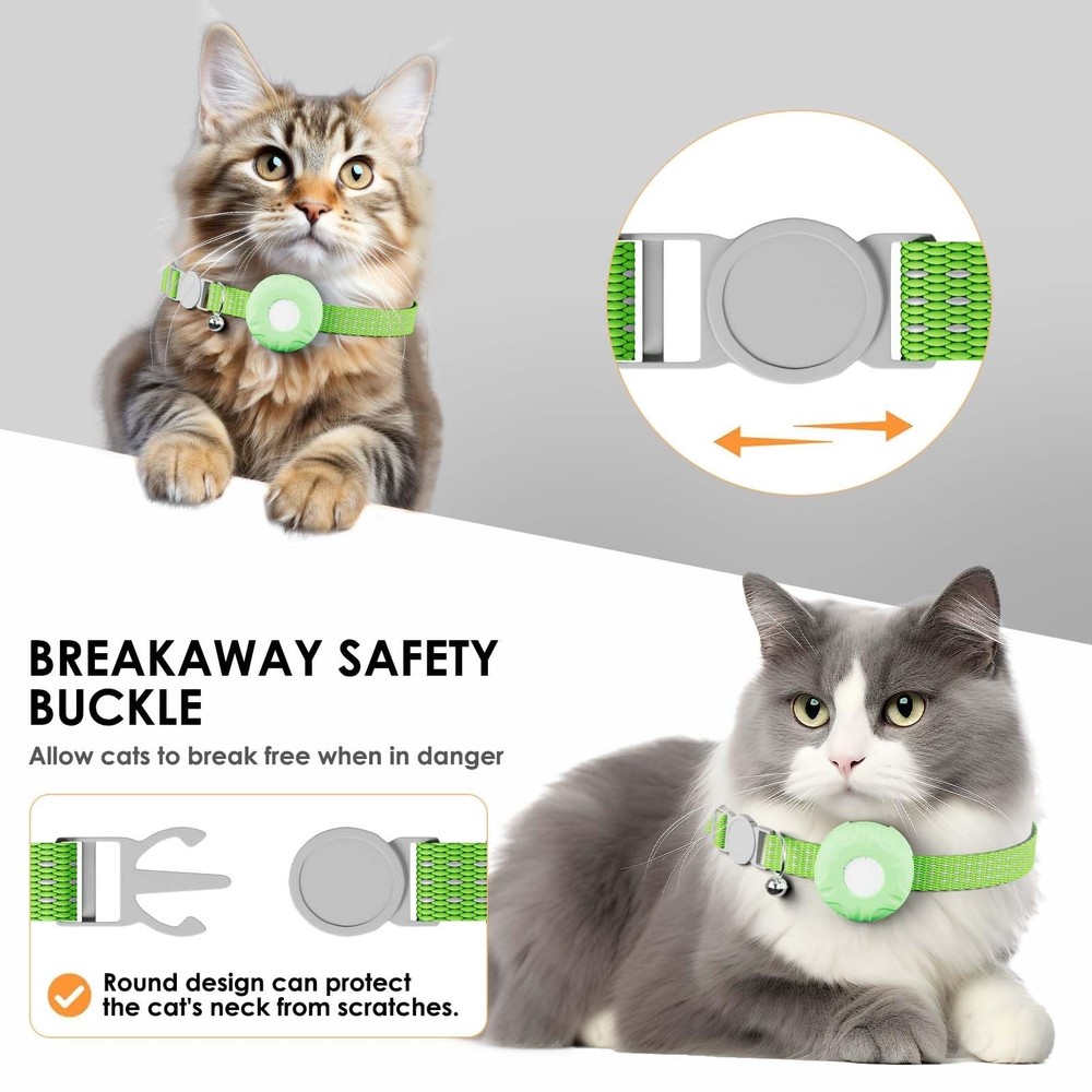 Cat Tracker, GPS Tracker, Compatible with Apple Find My App(Only iOS), Waterp...