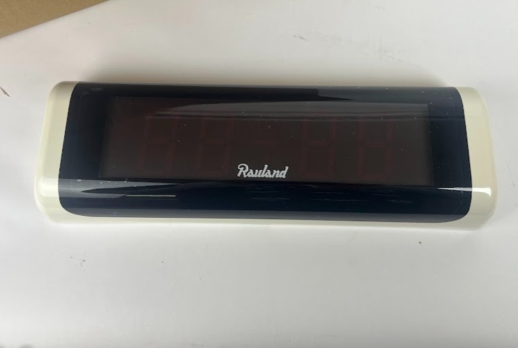 Rauland-Borg WCD254R Wireless Digital Clock 2.5" 4-Digit Red
