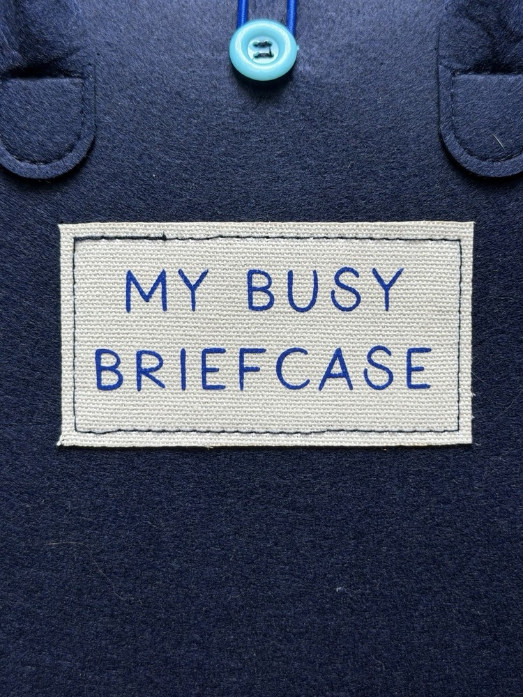 Mud Pie Blue My Busy Briefcase