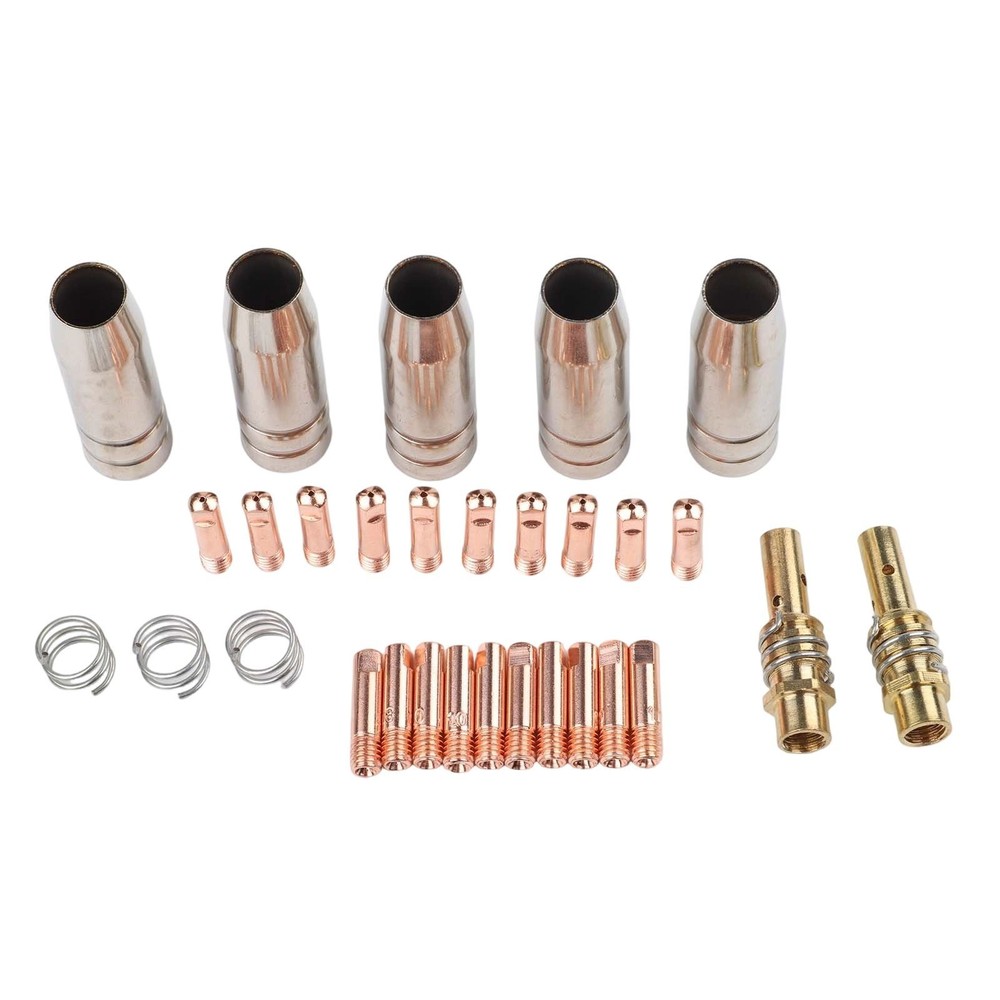 Comprehensive Pack of For MIG Welding Torch Components Includes 30 PCS Items