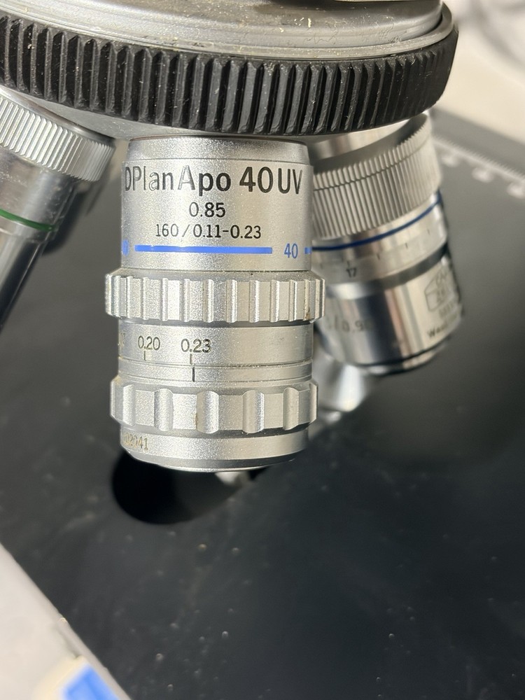 Olympus BH-2 Microscope DPlanApo & NeoFluar Objectives, Fluorescence Lamp