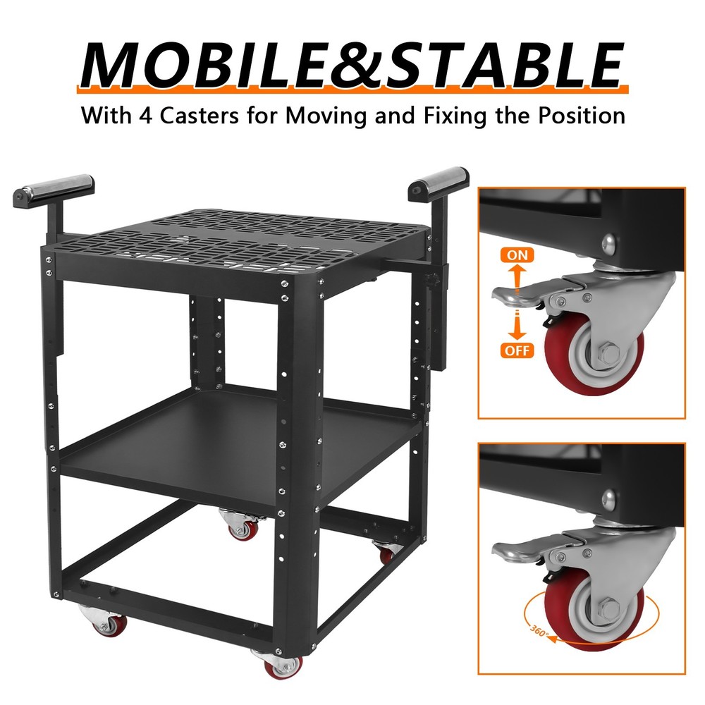 Planer Stand with Wheels,Height Adjustable Miter Saw Tool Stand With Rollers