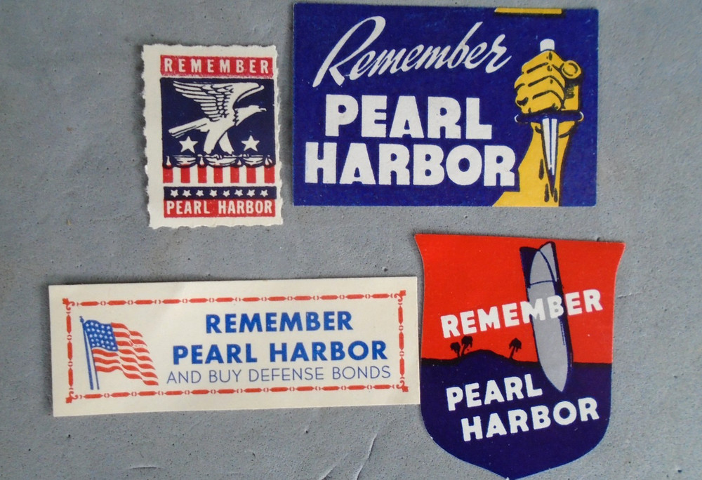 Remember Pearl Harbor cinderella stamp lot
