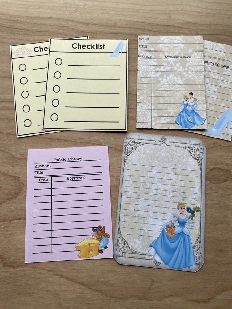 Cinderella Ephemera, Die Cuts, Scrapbooking, Junk Journaling