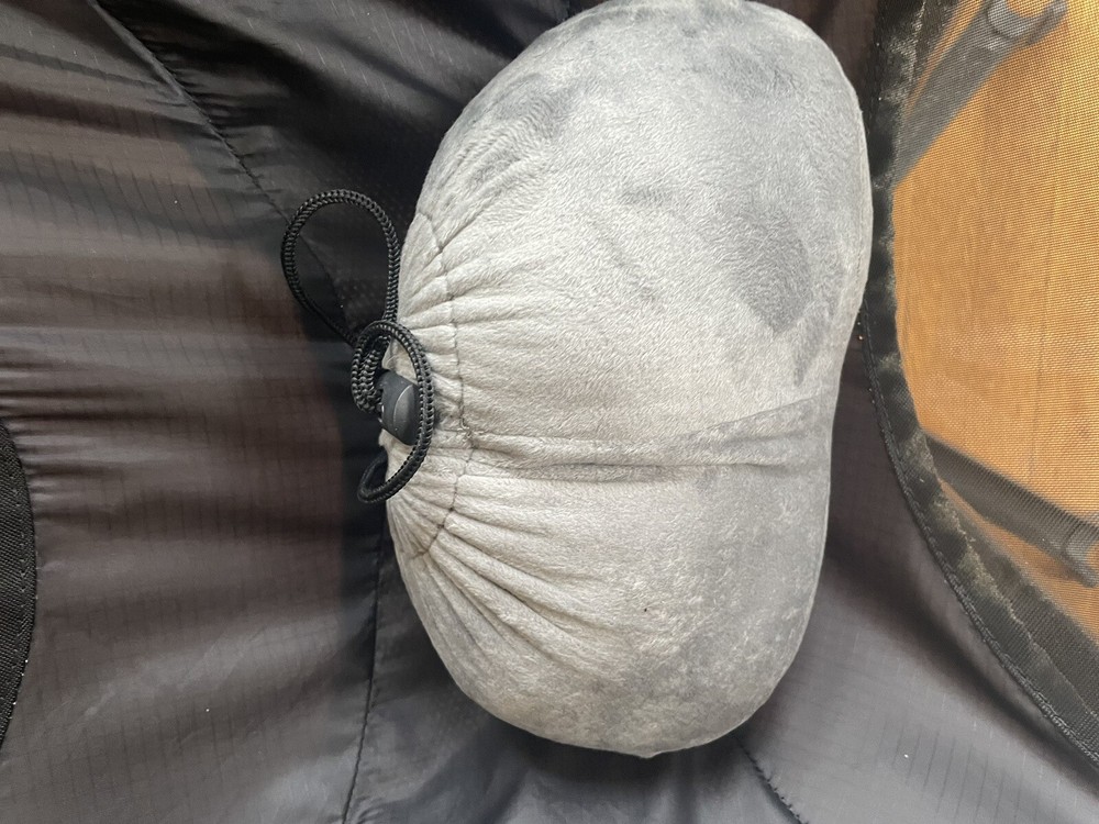 Travel Pillow Memory Form Grey Cloud wings With Bag