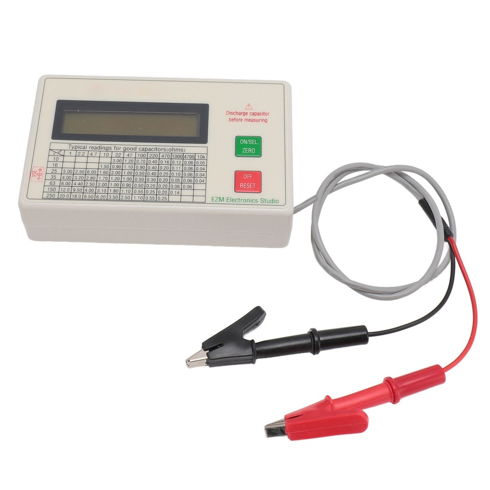 Meter Accurate Shutdown Function Portable Capacitance Tester Kit ⭐