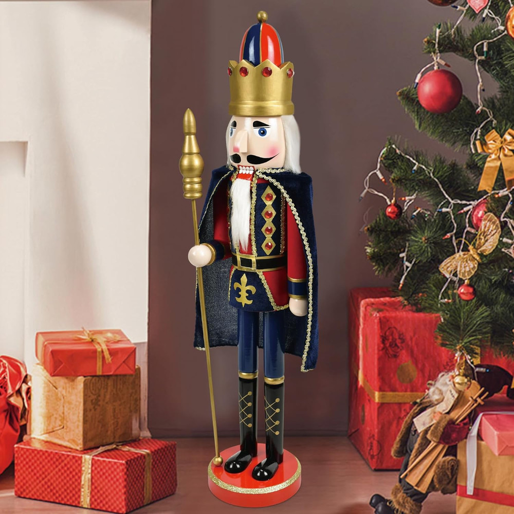 36 Inch Nutcracker King with Cape