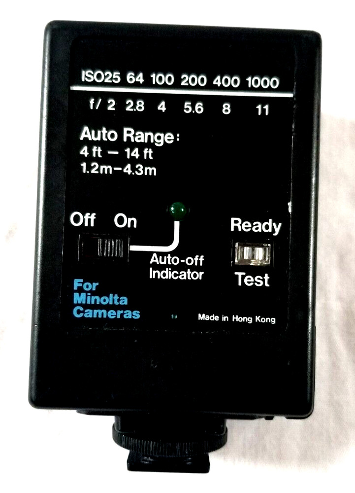 Focal DA-200S-M Auto Electronic Camera Flash 20-01-51 for Minolta Camera