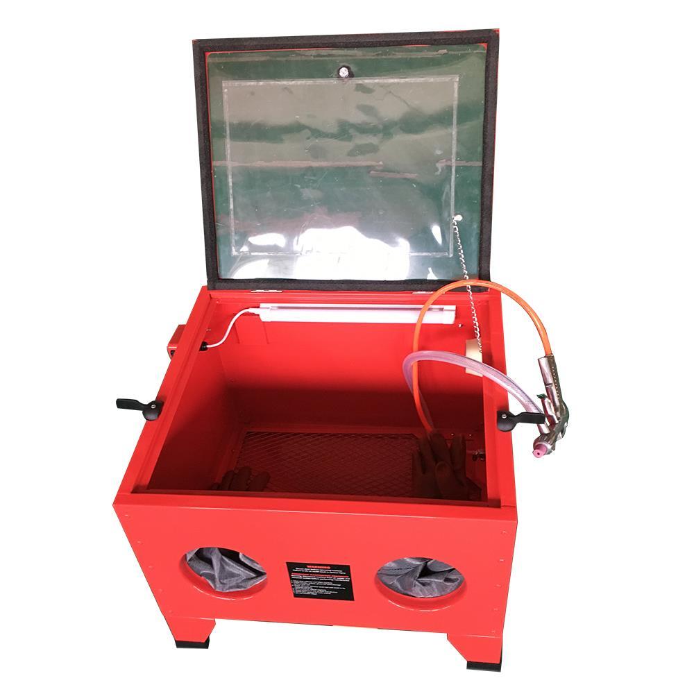 Sandblasting Cabinet 80psi Portable Benchtop Sand Blaster Cabinet Kit 25Gallon