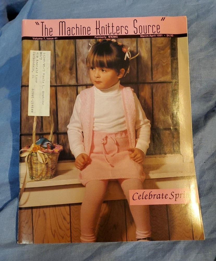 Craft Knitting Magazines "Machine Knitters Source" Volume 7 Number 41 Good Used!