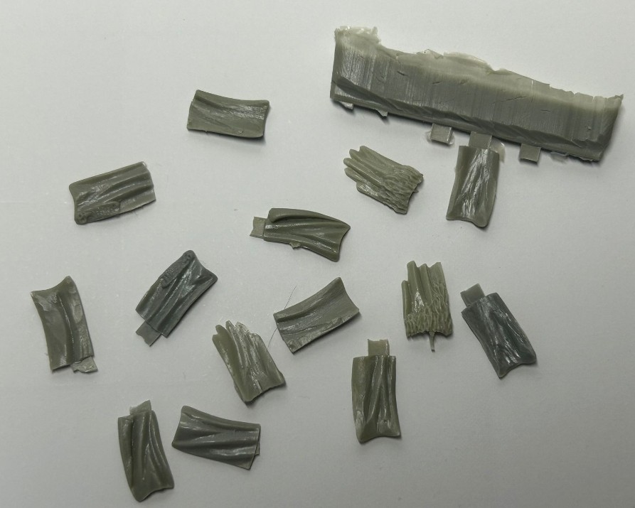 Warhammer Bits Pack Tabbards Resin Cast Unpainted