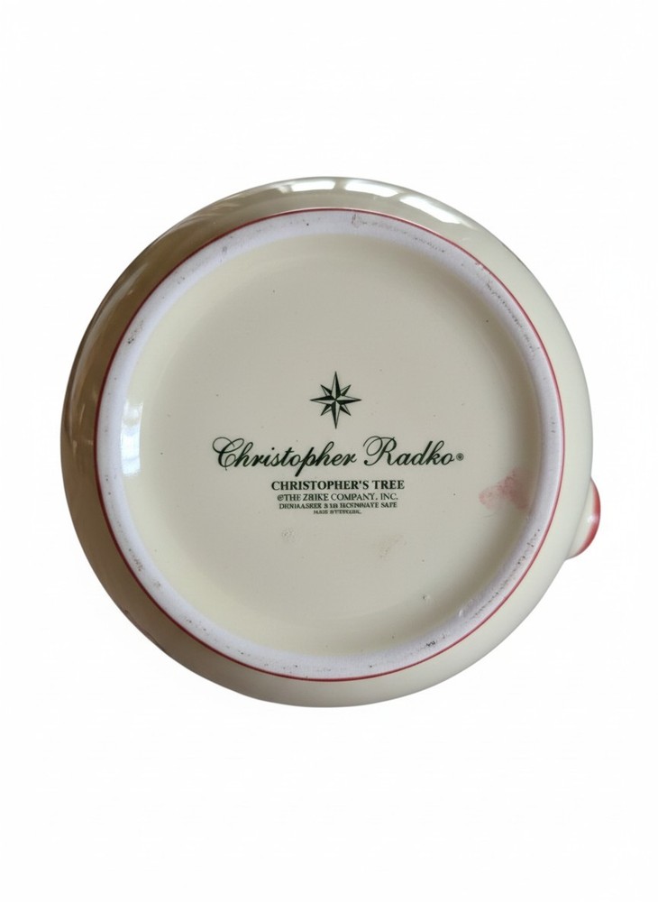 Christopher Radko Christmas Pitcher