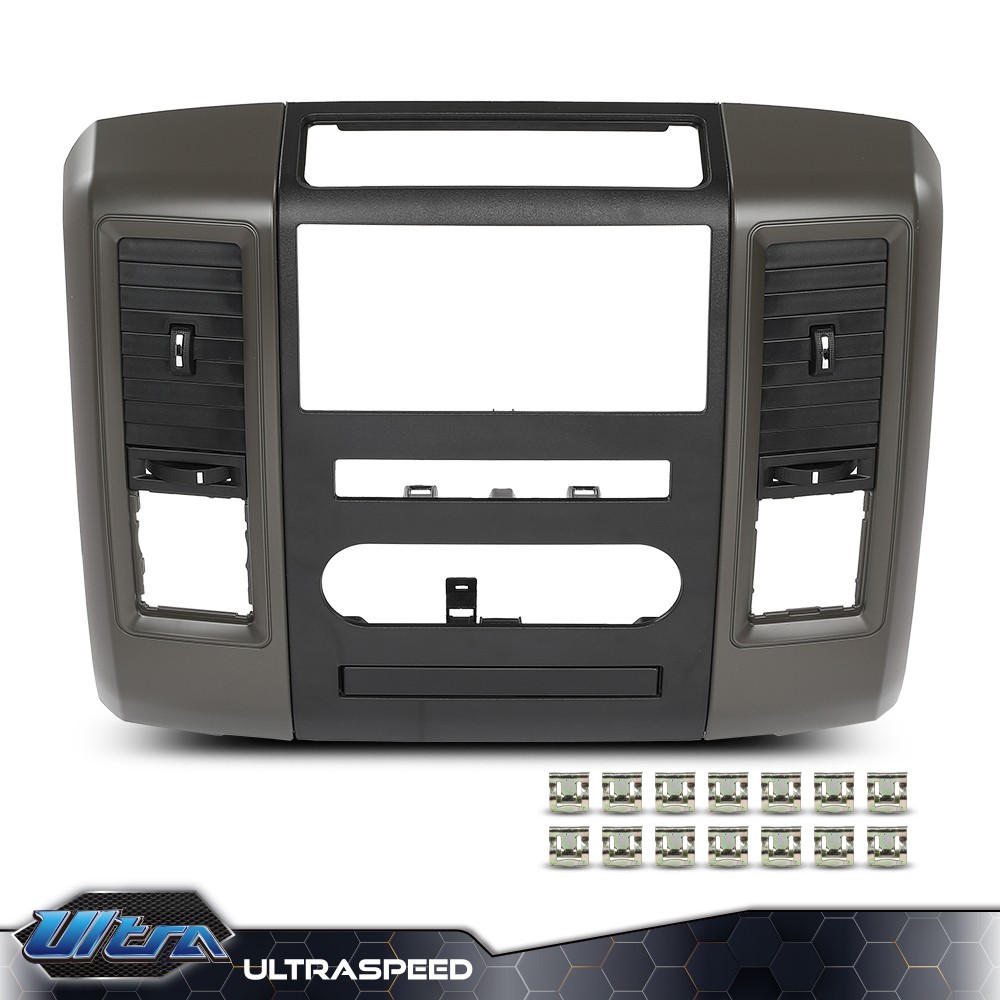 Center Dash Trim Radio Bezel Panel Vent Fit For 2009-2012 Dodge Ram 1500 2500
