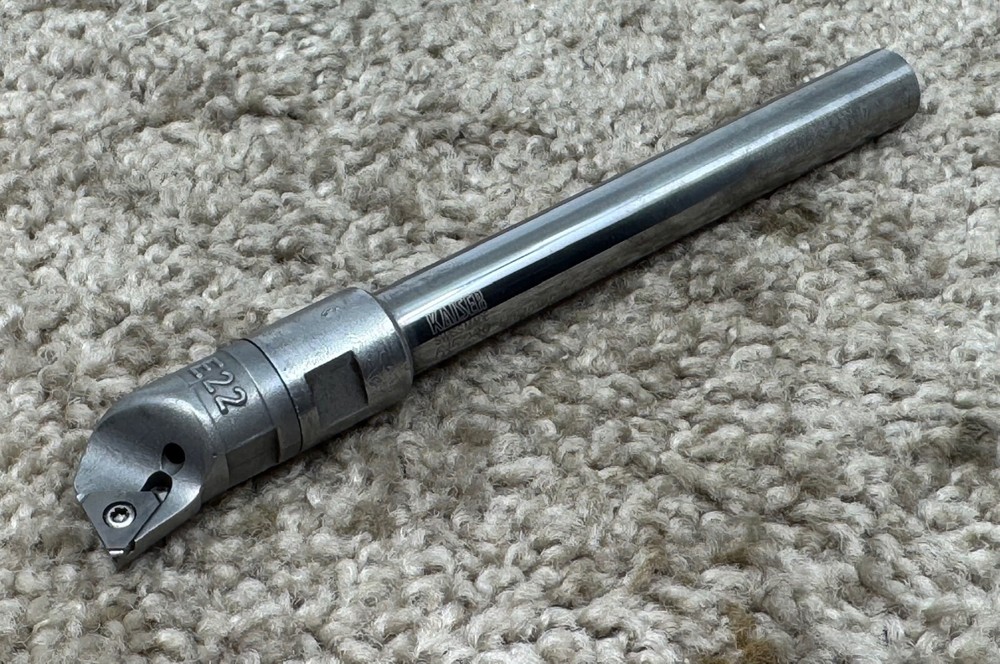 KAISER 12mm SOLID CARBIDE BORING BAR + INSERT HEAD - 10.615.239 & 10.615.283