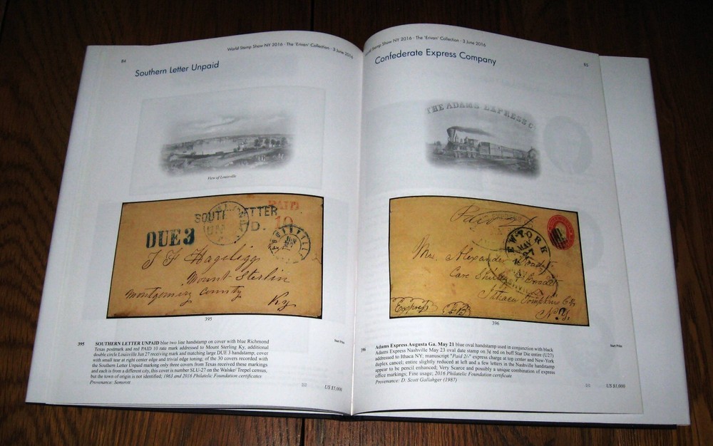 World Stamp Show NY 2016 Auction The 'Erivan' Collection book