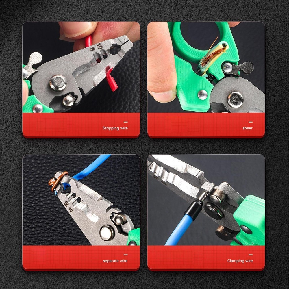 Wire Stripper Multi-function Mini Wire Stripper Cutter Tool for Electrical