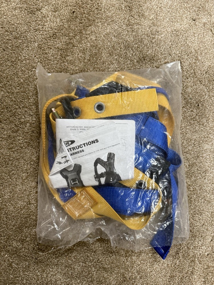 never used werner climbing harness