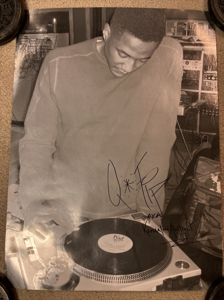 Q-TIP 2009 Promo POSTER Kamaal The Abstract Tribe Called Quest Rap Hip Hop RARE