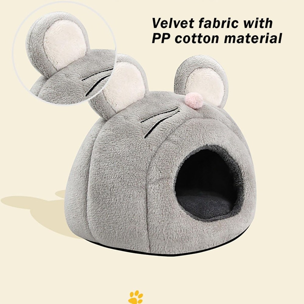 Hamster Bed Cave Hideout & Heating Pad USD Adjustable Temperature Warm Winter...